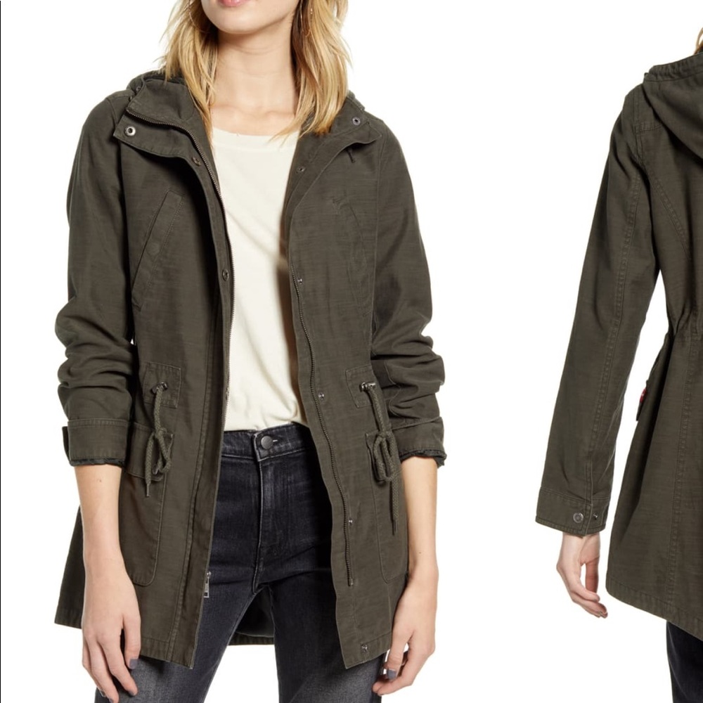 New Levi’s Hooded Utility Jacket